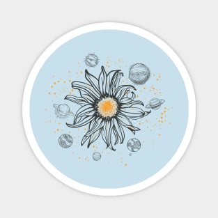 Sunflower Universe Magnet